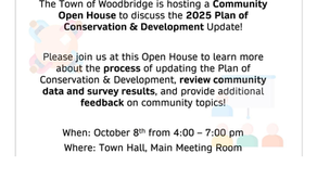 Plan of Conservation & Development Meeting 10.8.24 4pm