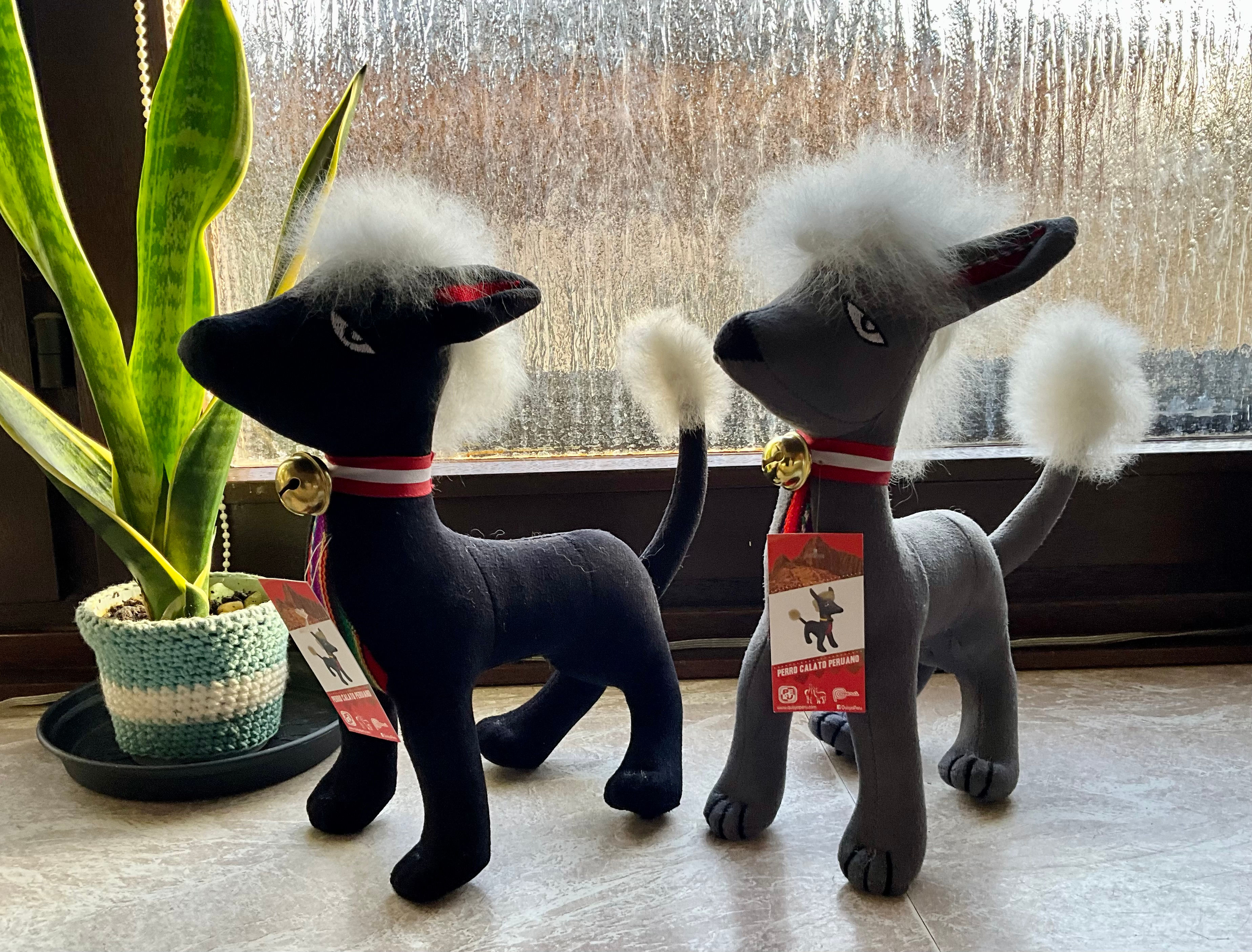 Hund Textildekor einzigartiges Plüschtier