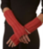 Handstulpen in rot, Musteransicht