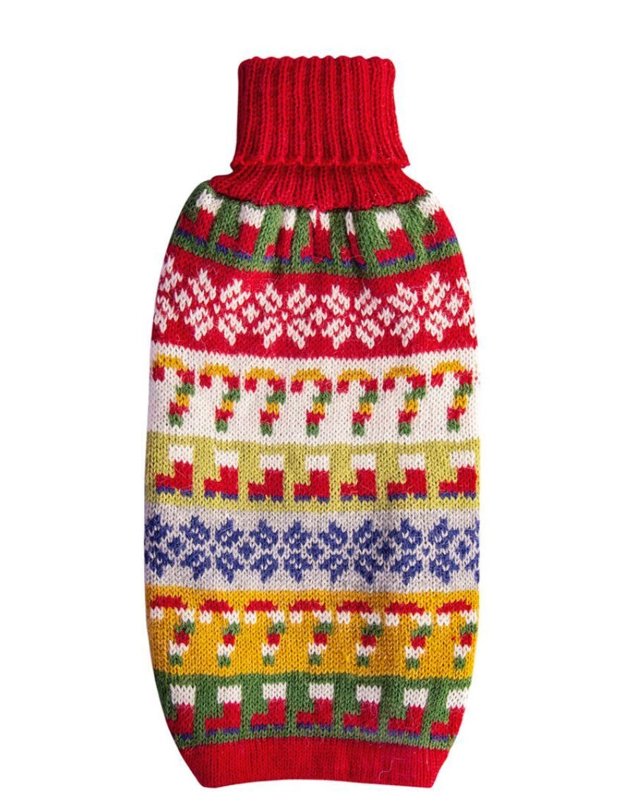 weihnachtlicher Hundepullover, Totalansicht