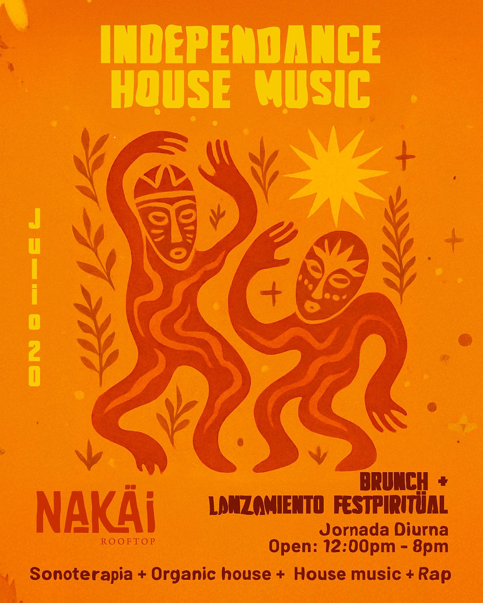 🐆 NAKÄI Rooftop: IDENPENDANCE HOUSE MUSIC + BRUNCH + Sound healing 🧿