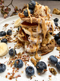 CASHEWBUTTER BANANA PANCAKES | VEGAN & GLUTENFREE