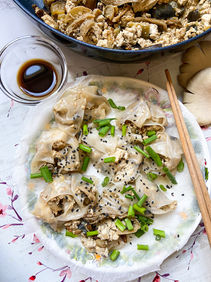 TOFU MUSHROOM DUMPLINGS/ SHAOMAI (VG & GF & HP)
