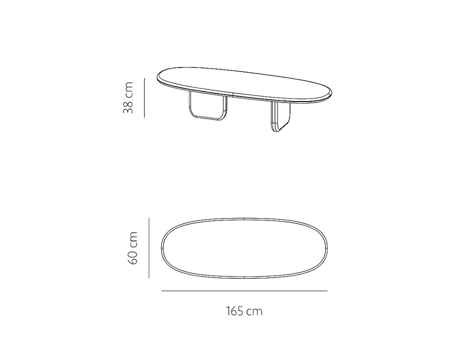 Thumbnail: Microcement salontafel organisch vormgegeven