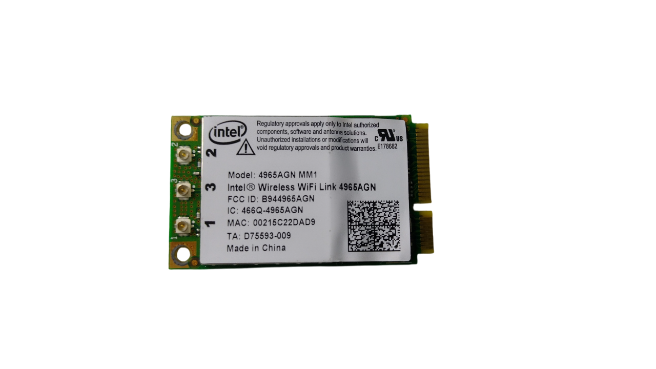 Placa De Wifi Do Notebook Compaq 6910p - Intel 4965agn