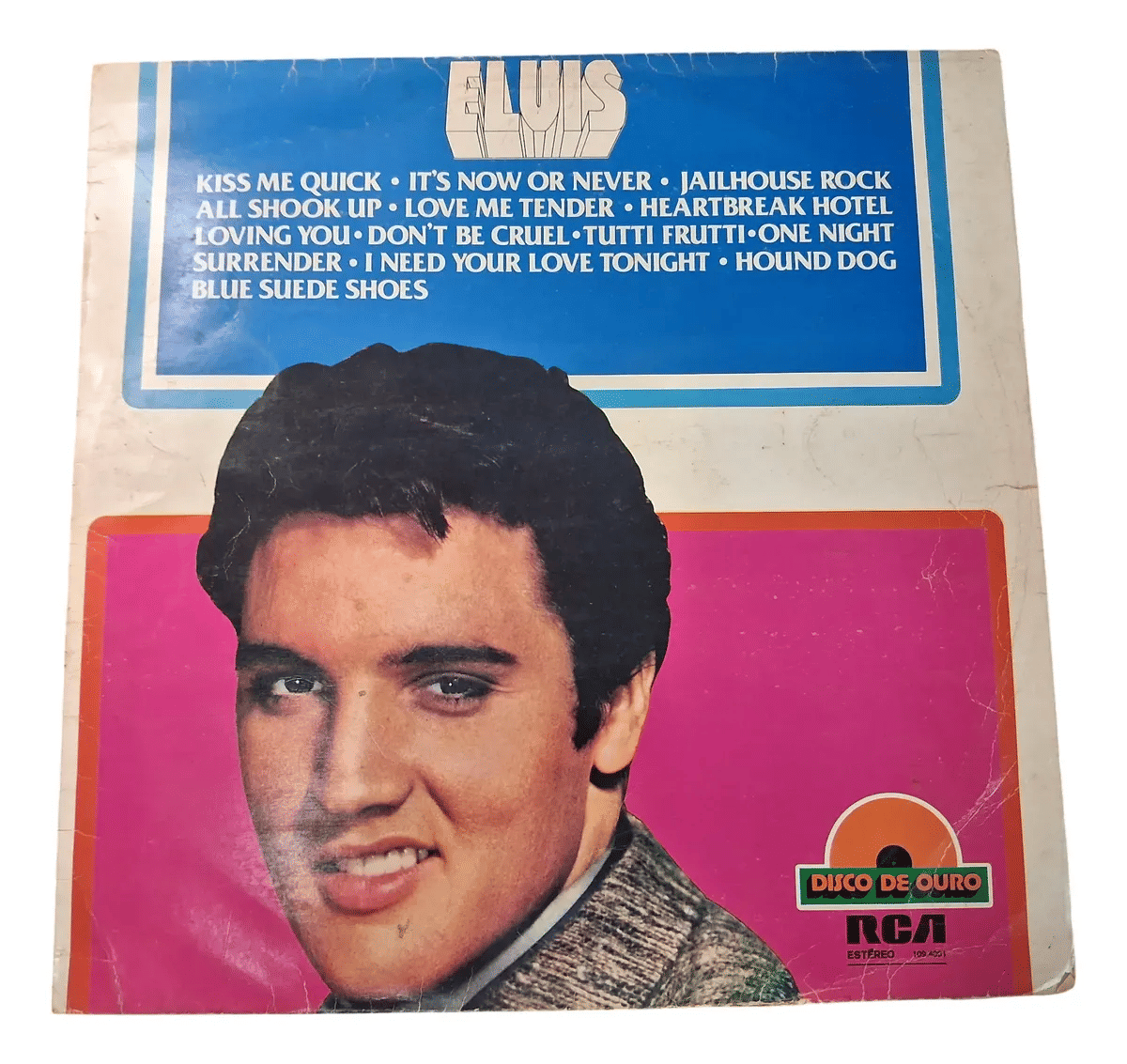 Lp - Elvis Presley - Disco De Ouro - Raridade