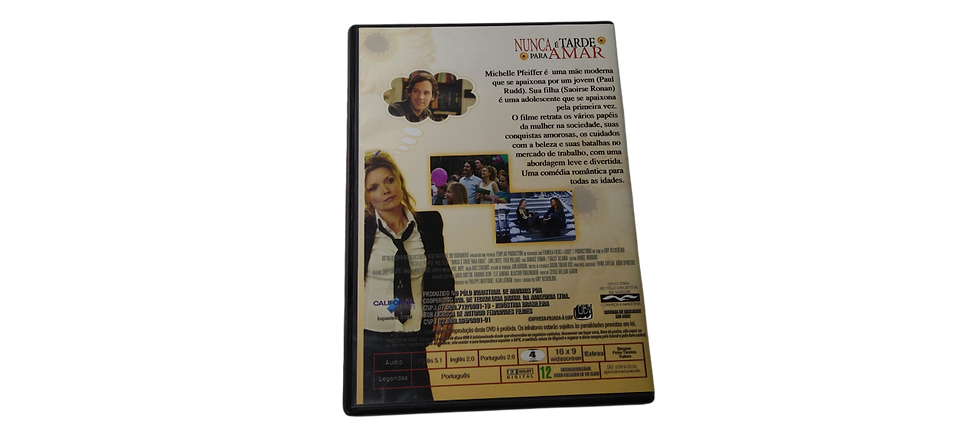 Miniatura: DVD - Nunca É Tarde Para Amar - Michelle Pfeiffer Semi Novo