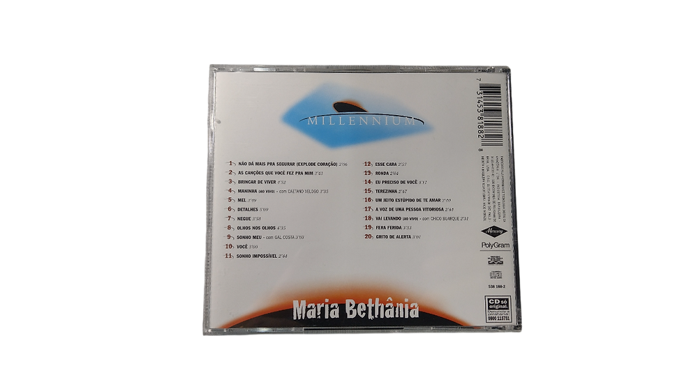 Miniatura: Cd - Maria Bethania - 20 Músicas Do Século Xx - Semi Novo