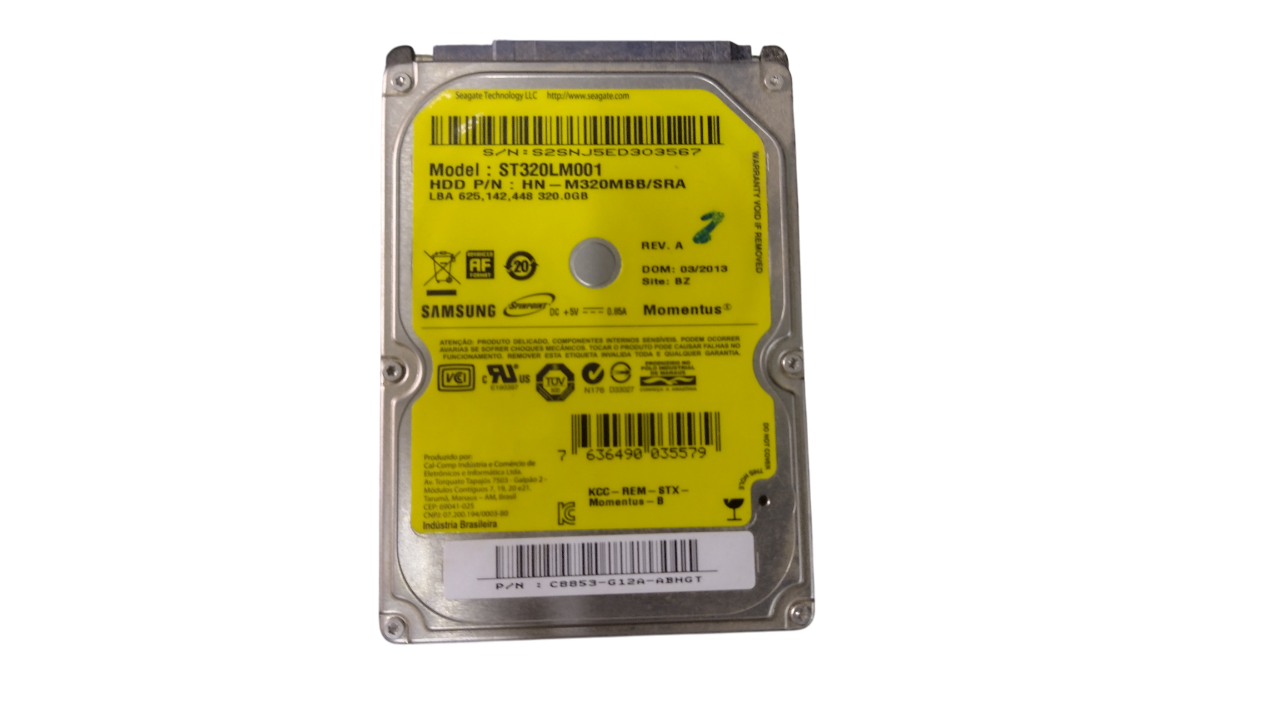 Hd De 320 Gb Da Marca Samsung Sata Notebook St320lm001
