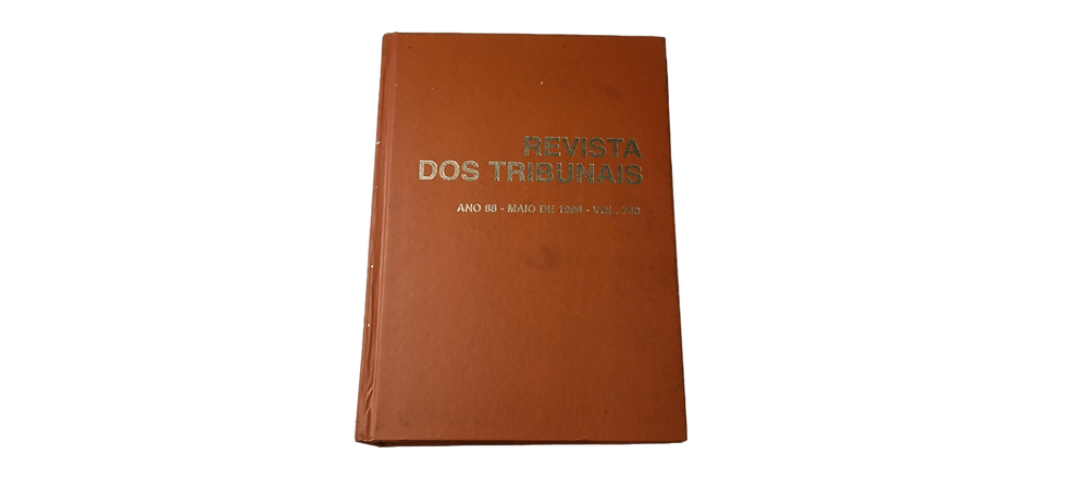 Livro - Revista Dos Tribunais - Ano 88 - Maio 1999 - Vol 763