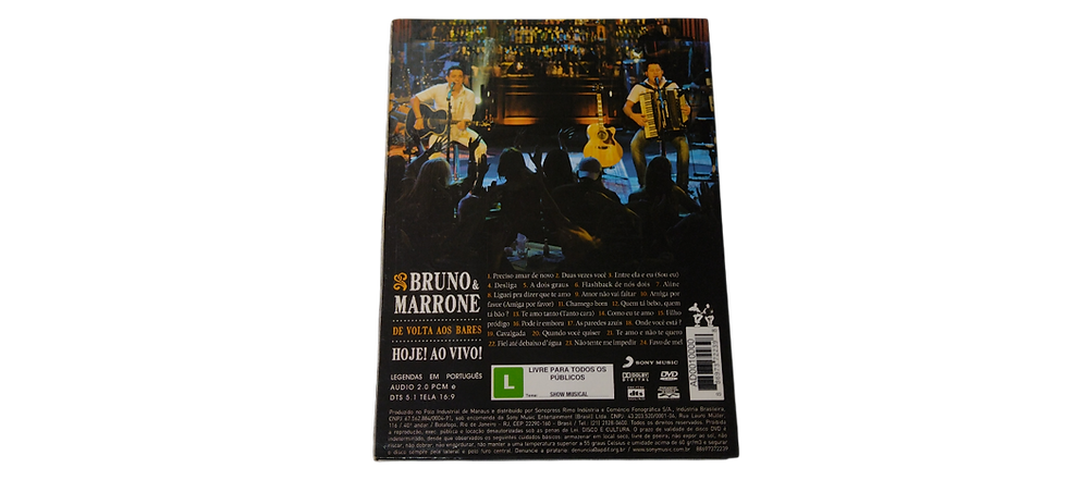 Miniatura: Dvd Bruno E Marrone - De Volta Aos Bares Hoje Ao Vivo
