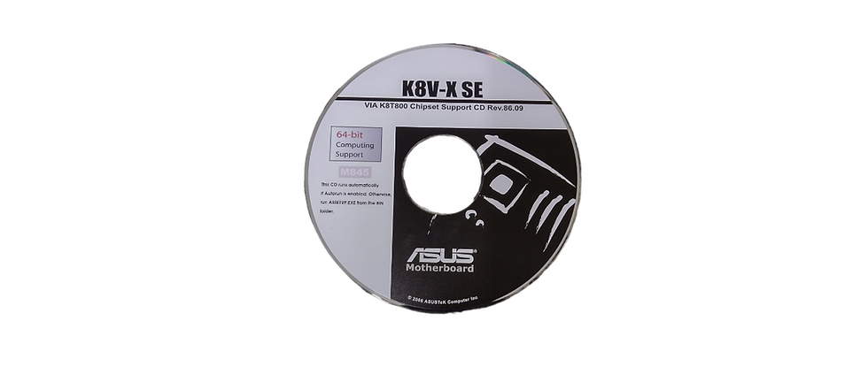 Miniatura: Cd De Drivers Originais Da Placa Mãe Asus K8v-x Se