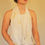 Thumbnail: yin silk scarf - medium 'white & gold'