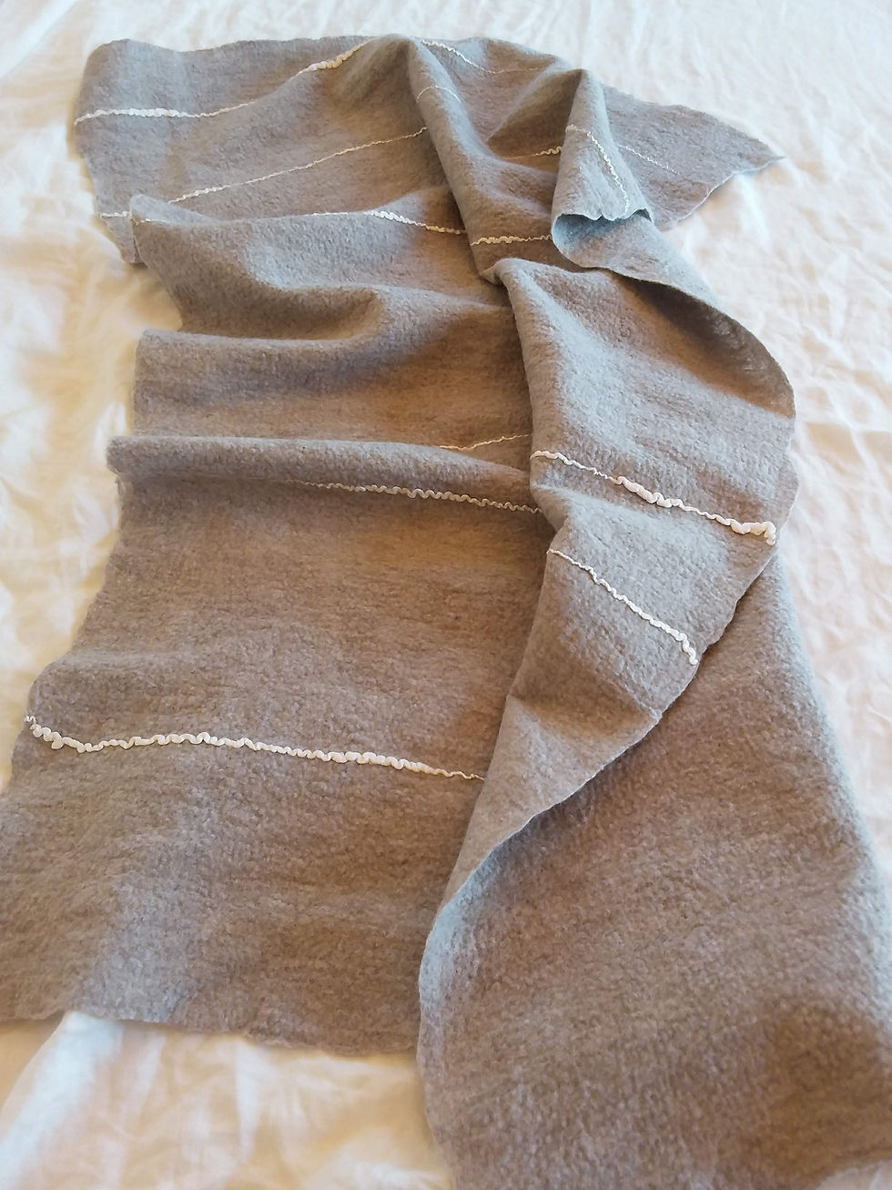 Thumbnail: wanderer baby blanket - 'dove'