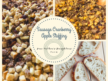 Sausage Cranberry Apple Stuffing