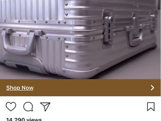 Rimowa Suits case scam site spotted again on Instagram