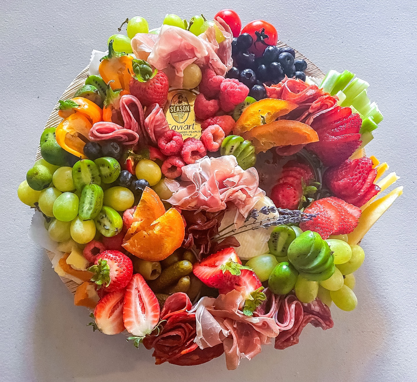 Arranged Food and Objects