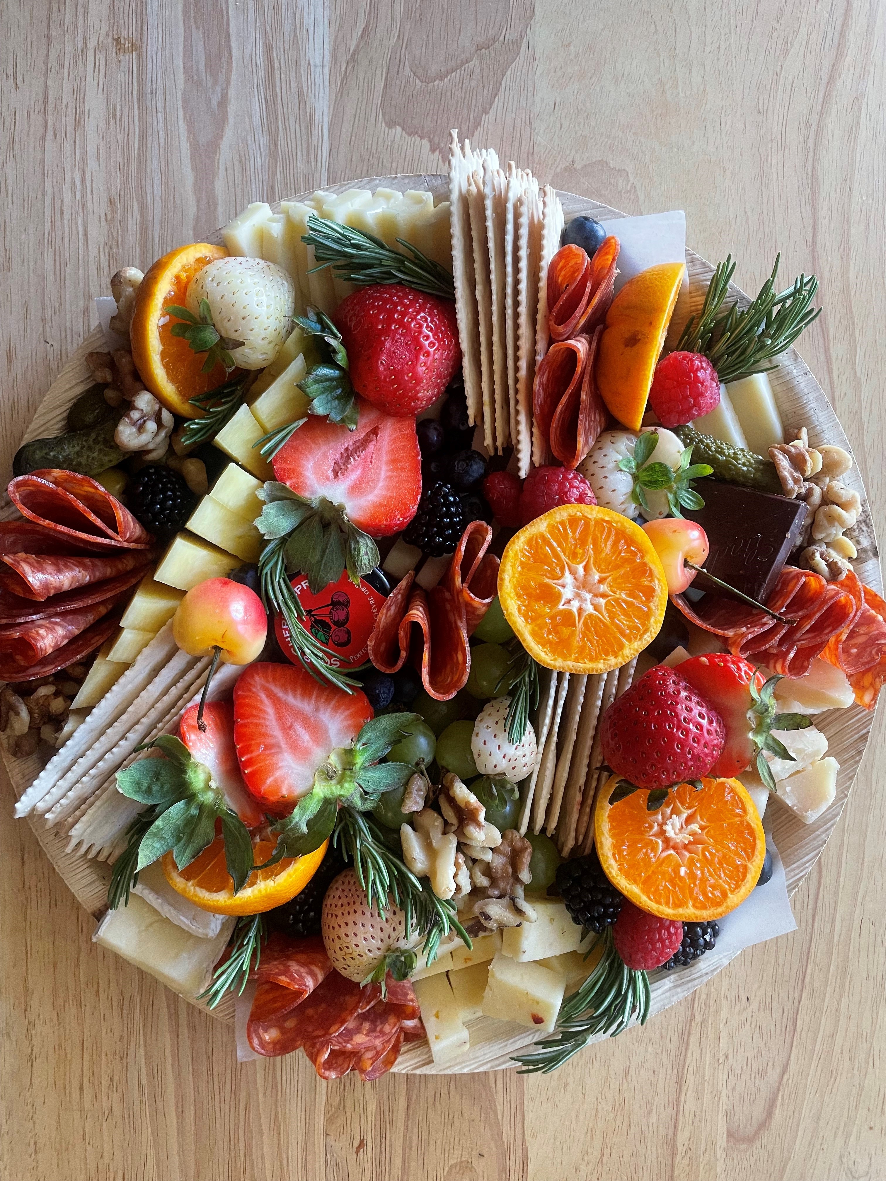 Arranged Food and Objects