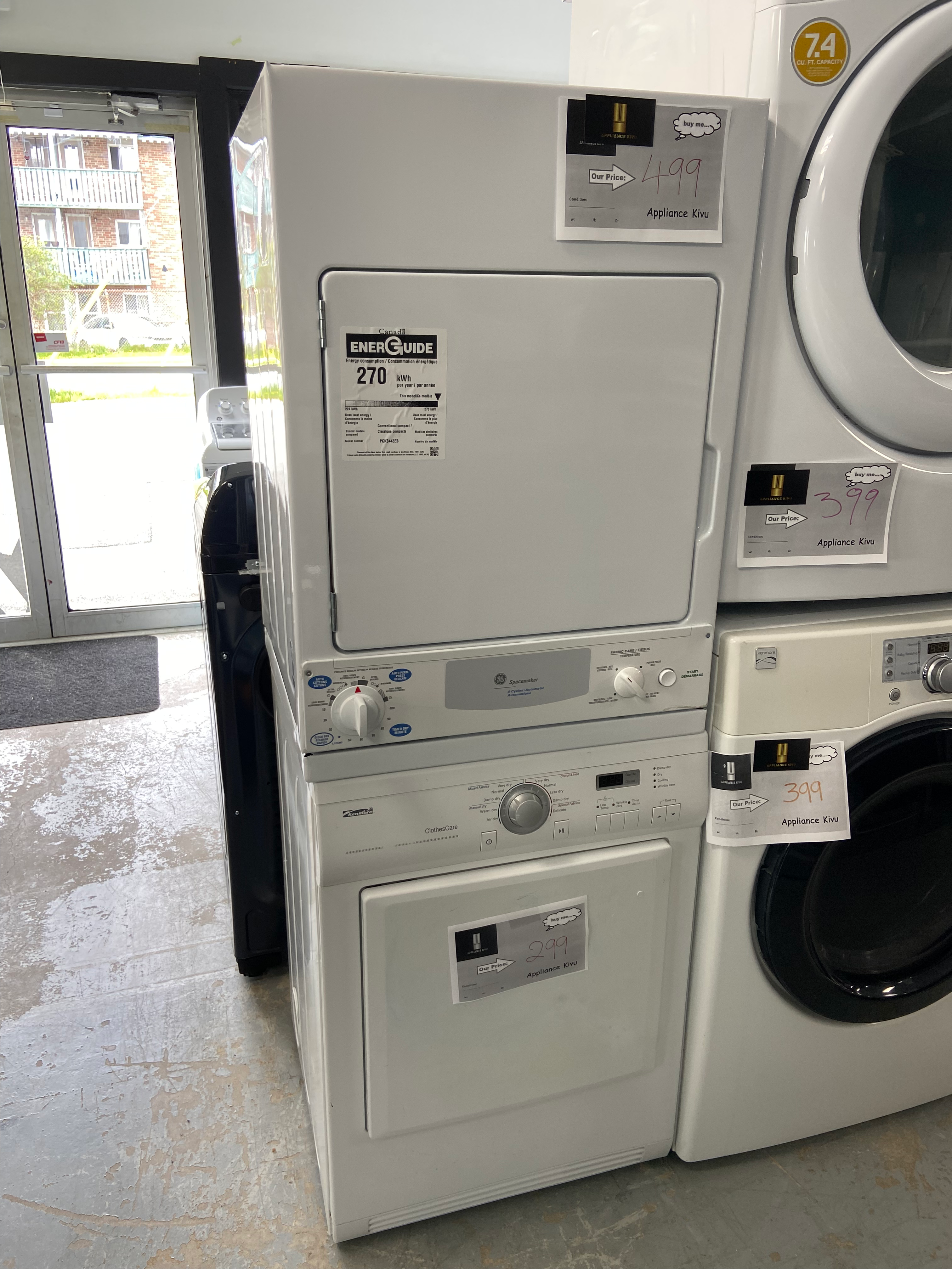24” Apartment Size Dryers