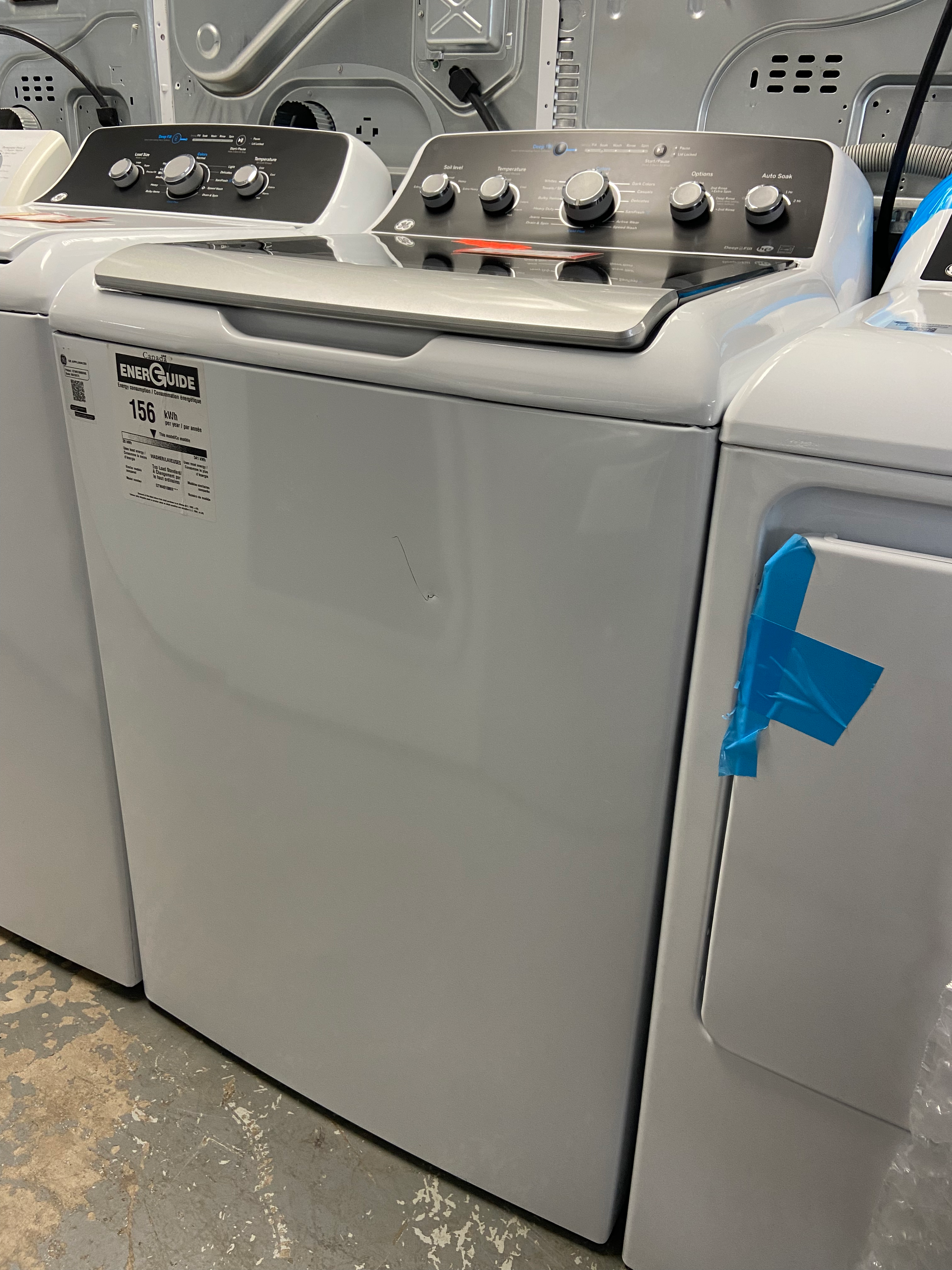 GE GTW491BMR0WS — 27 Inch and 4.9 cu. ft. Top-Load Wsher(White)