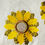 Thumbnail: Sunflower embroidery zoom view
