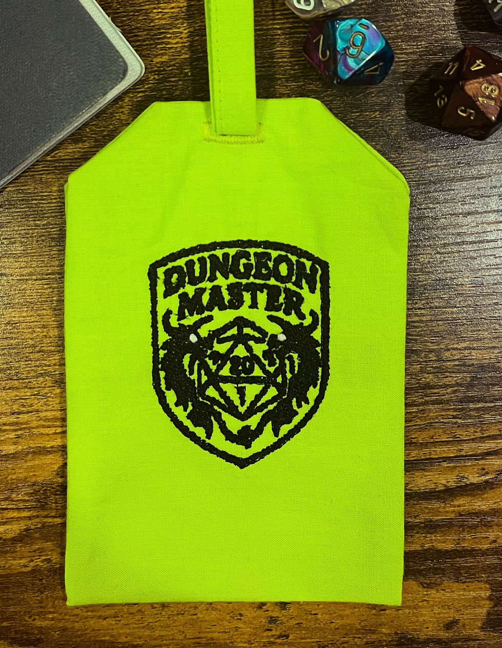 Luggage tag for game lovers front view