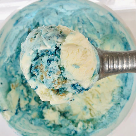 Scoop of Skyhawk Pride ice cream