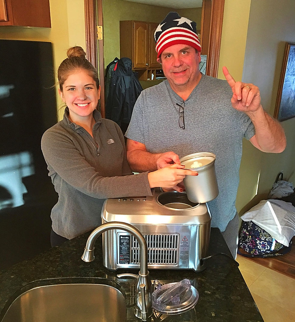 Making ice cream
