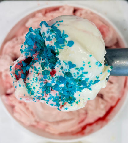 Scoop of Fireworks ice cream