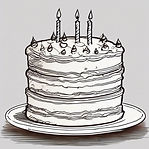 line art birthday cake single layer.jpg