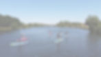 Emma Love leading women paddleboarding group on the river Trent, Nottingham.
