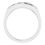 Thumbnail: 14K White 1.125 CTW Mens Diamond Wedding Band