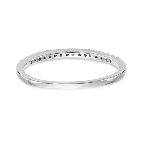Thumbnail: 14K White Gold Diamond Wedding Band .17ct