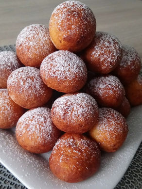 Twarogowe mini pączki