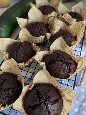 Czekoladowe muffiny z cukinią