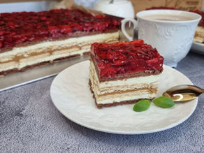 Balladyna - ciasto bez pieczenia z kremem budyniowym 