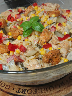 Makaronowa sałatka gyros