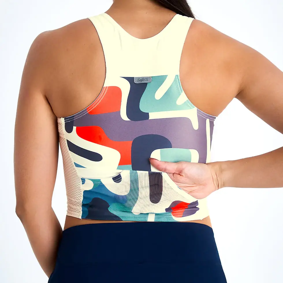 Thumbnail: Crop Top Running/Padel Rockart Para Mujer