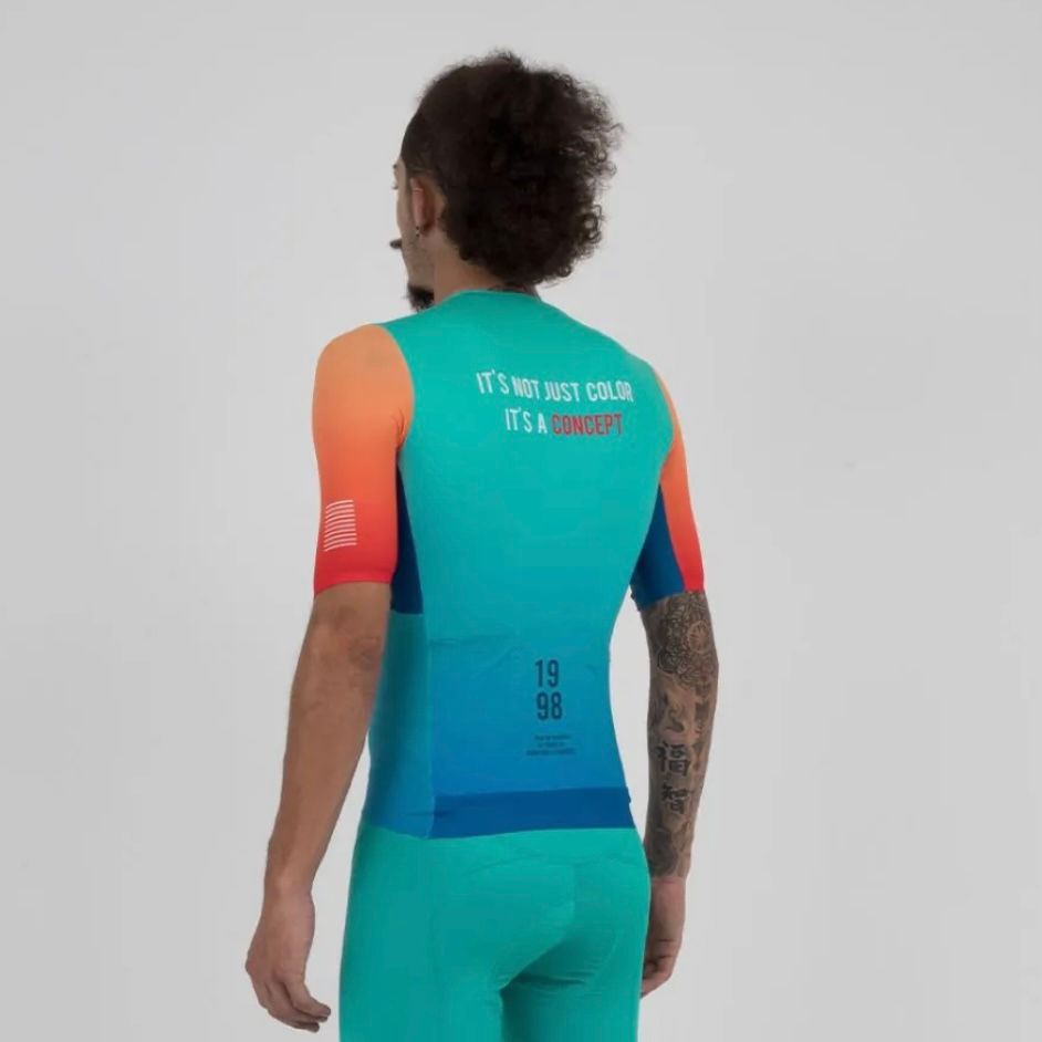 Thumbnail: Jersey unisex Compress pro 2.0 aqua azul