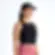 Crop Top Running/Padel Poket Black Para Mujer