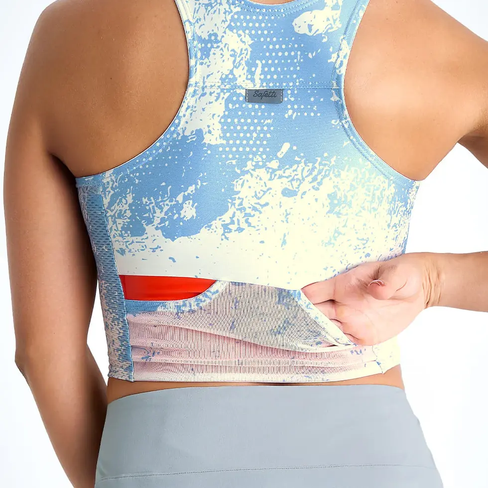 Thumbnail: Crop Top Running/Padel Cloud Para Mujer
