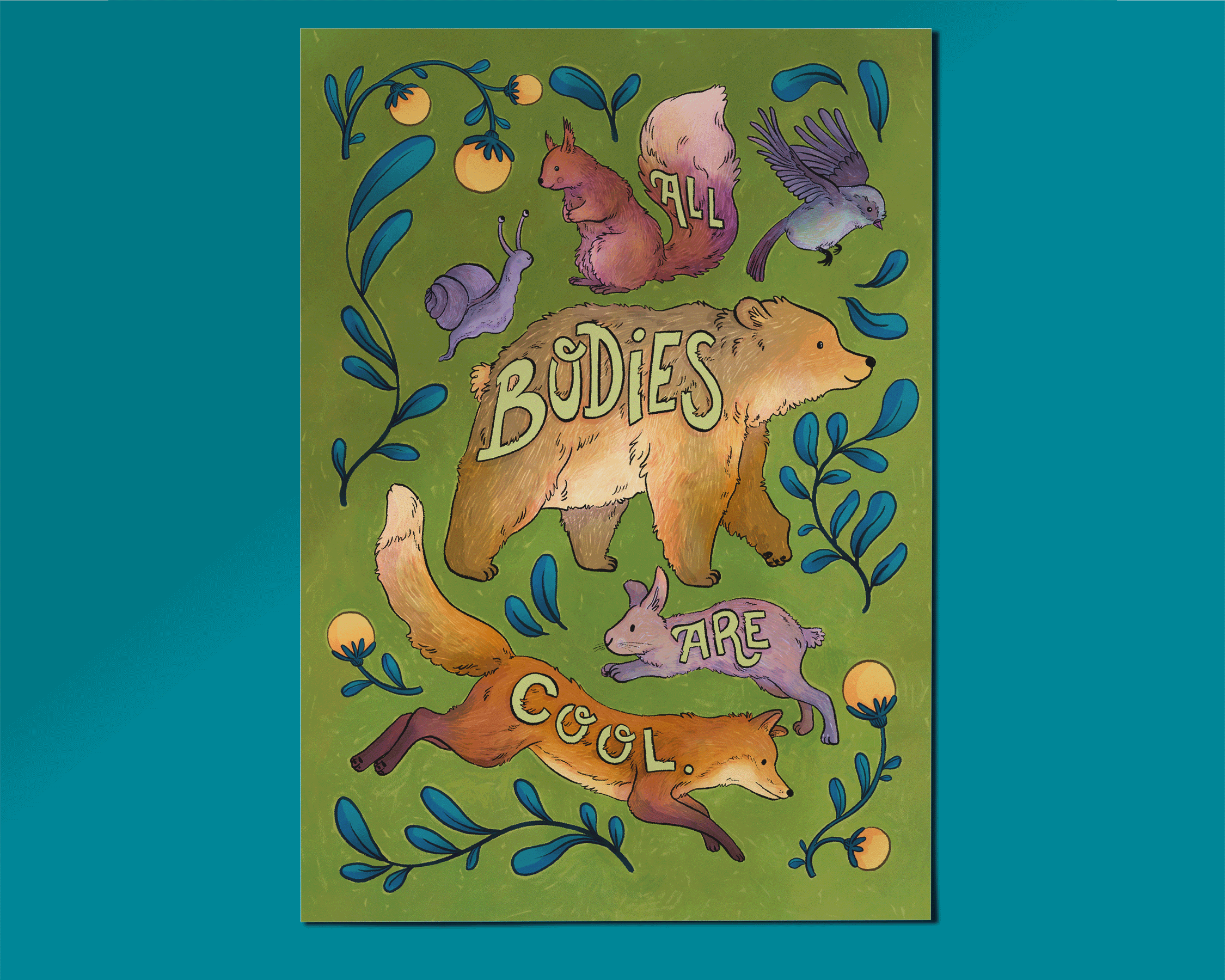 All bodies are cool / A5 print