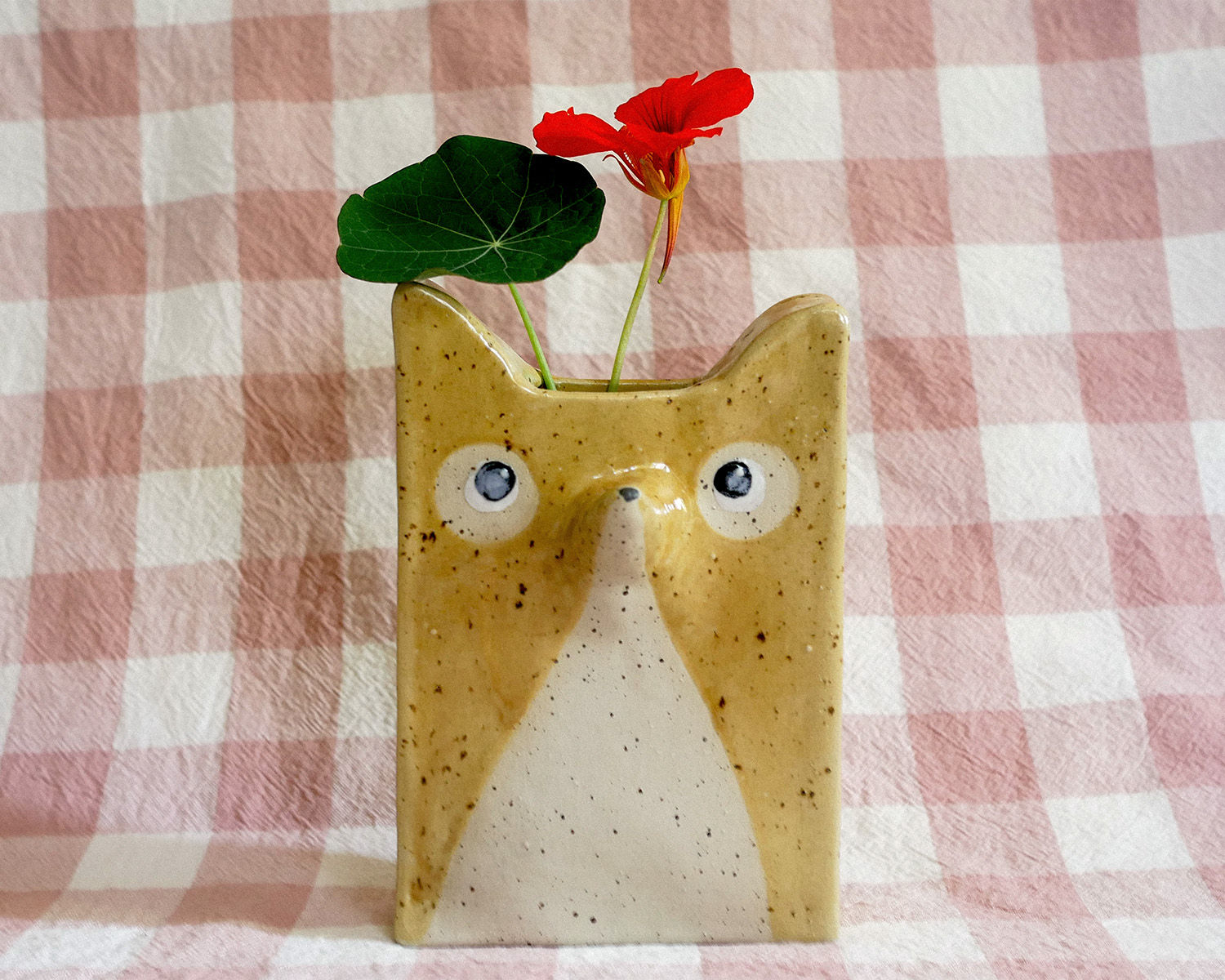 fox vase 4 / clay friend