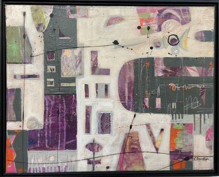 Futility of Words abstract art painting