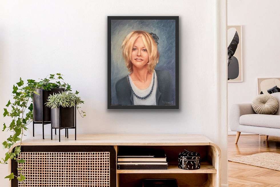 Thumbnail: Portrait of Ryan Megan (35 x 45 cm.)