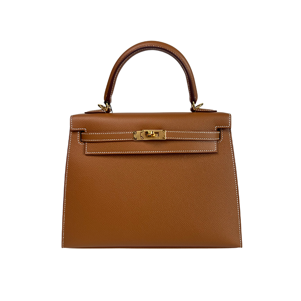 Kelly 25cm Gold Sellier GHW