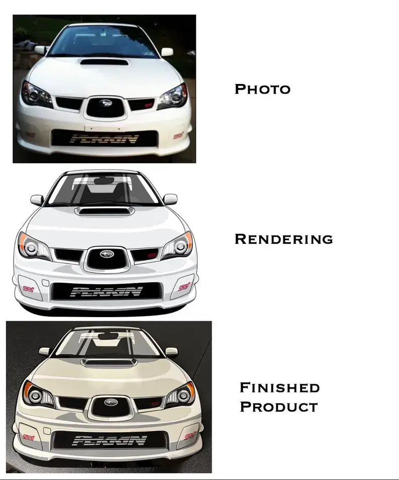 Thumbnail: Personalized Acrylic Car Wall Art | Custom Vehicle Artwork | Car Enthusiast Gift