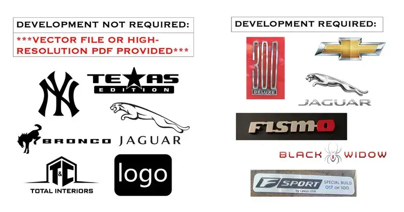 Thumbnail: Fully Custom Car Badge (Layered Acrylic & Resin)– Logo, Image, or Text