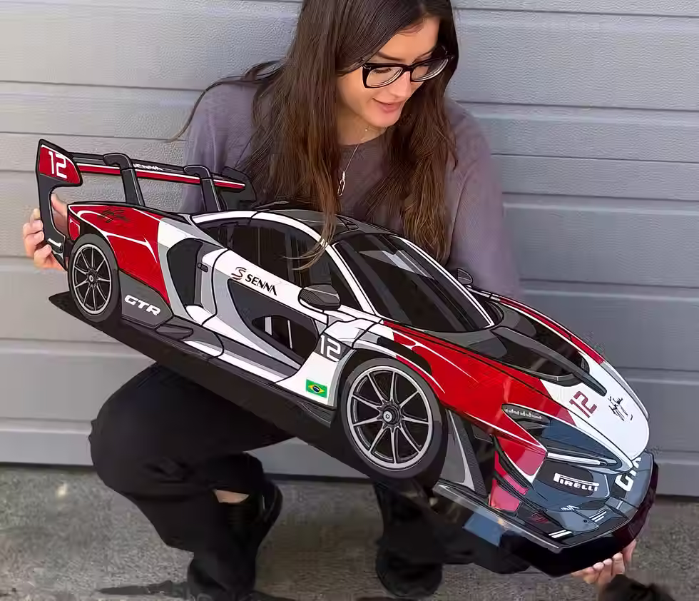 Thumbnail: Personalized Acrylic Car Wall Art | Custom Vehicle Artwork | Car Enthusiast Gift