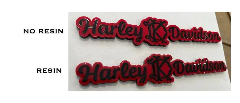 Thumbnail: Fully Custom Car Badge (Layered Acrylic & Resin)– Logo, Image, or Text